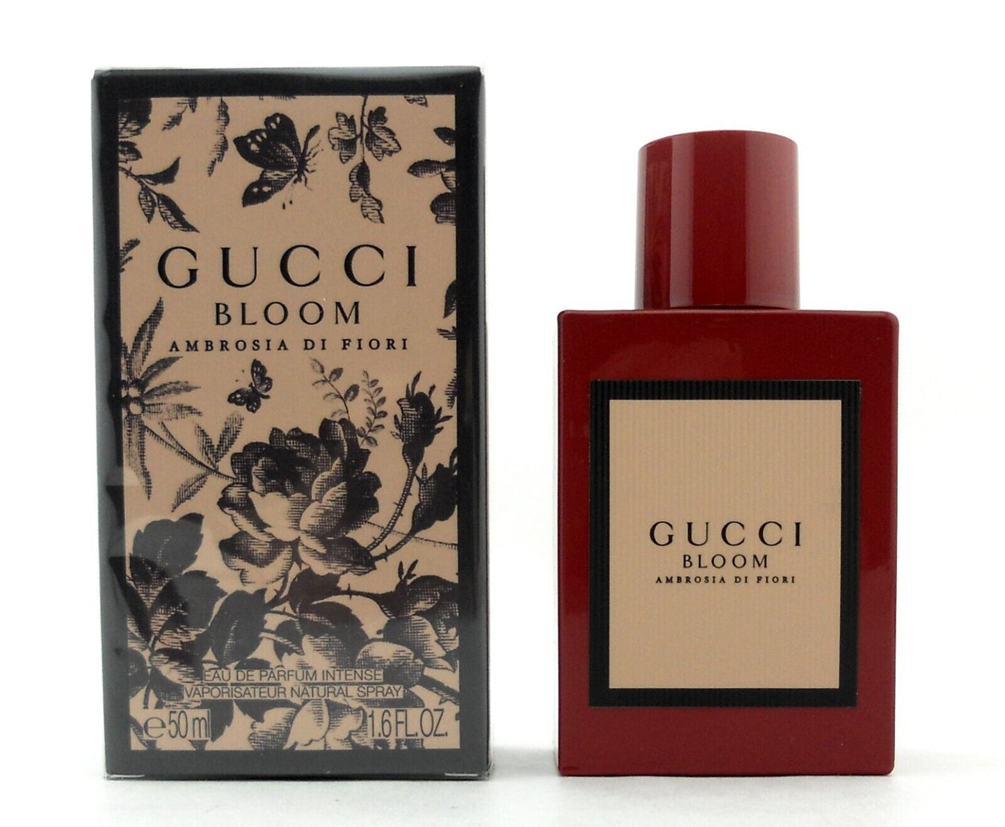 Gucci Bloom Ambrosia Di Fiori by Gucci 1.6 oz EDP Intense Spray in Sealed Box