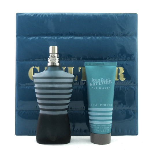 Jean Paul Gaultier Le Male Gift Set EDT Spray 4.2 oz and Shower Gel 2.5 oz.