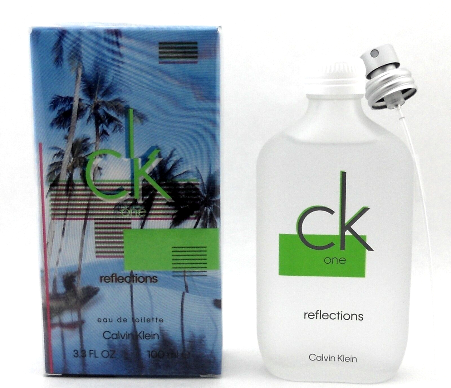 CK One Reflections by Calvin Klein 3.3 oz. Eau De Toilette Spray New Sealed Box