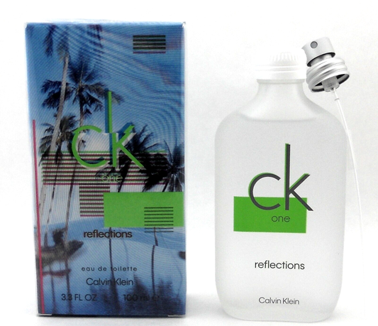 CK One Reflections by Calvin Klein 3.3 oz. Eau De Toilette Spray New Sealed Box