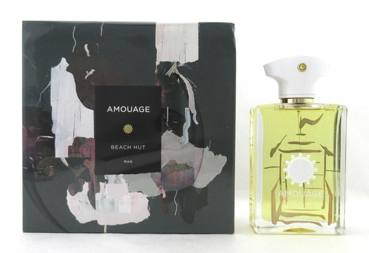 Amouage BEACH HUT Man 3.4 oz. Eau de Parfum Spray New Damaged Box