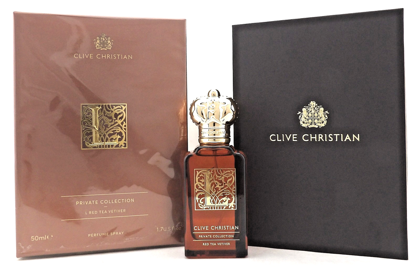 Clive Christian L Red Tea Vetiver 1.7 oz. Perfume Spray Unisex. New DAMAGED Box