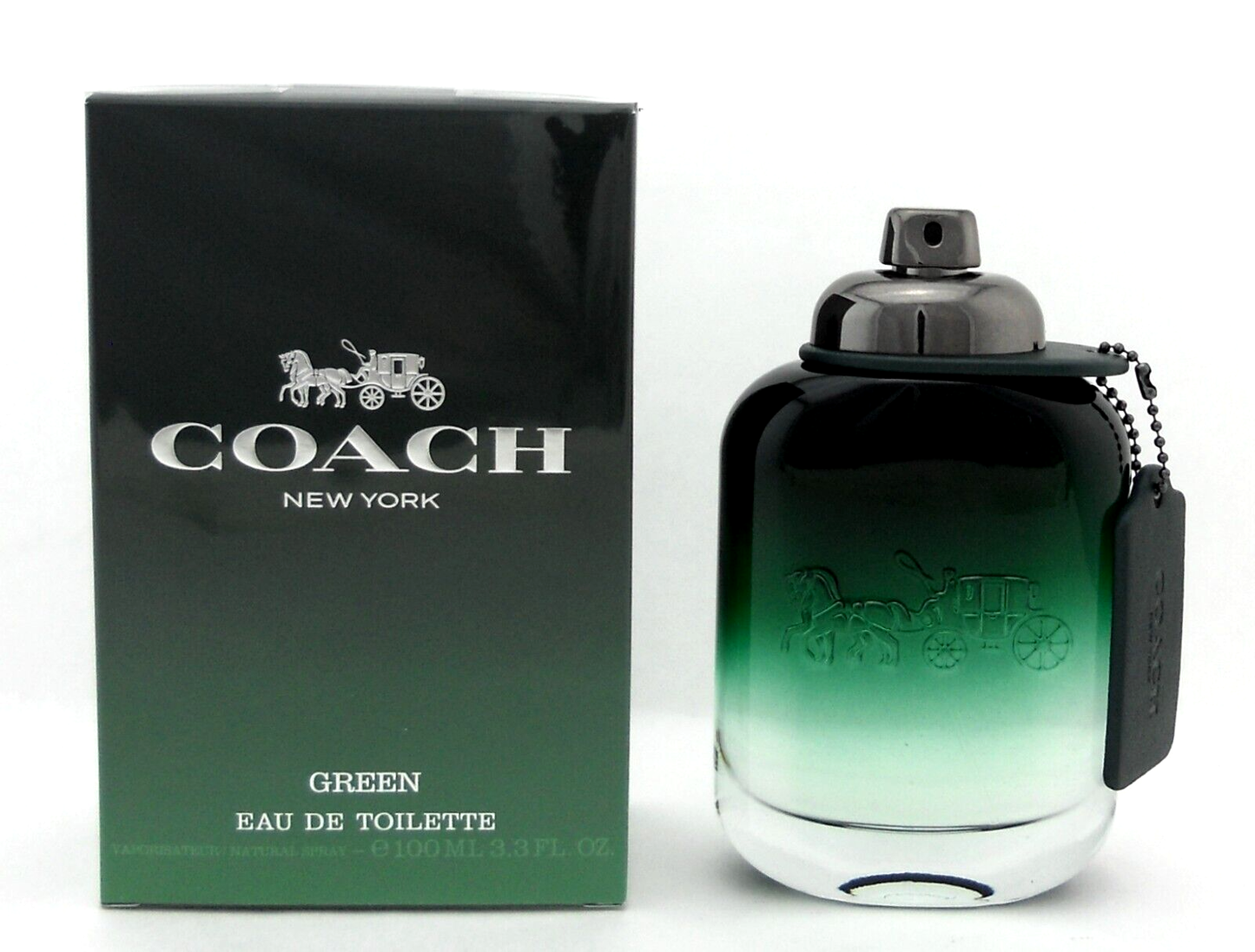 Coach Green Cologne for Men 3.3 oz. Eau De Toilette Spray New in Sealed Box