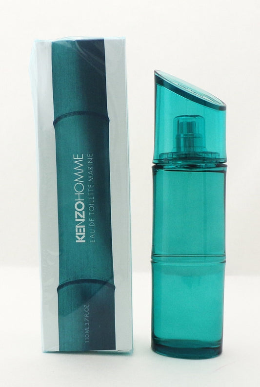 Kenzo Homme MARINE 3.7 oz. Eau de Toilette Marine Spray for Men New Damaged Box