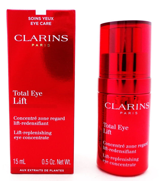 Clarins Total Eye Lift-replenishing Concentrate 15 ml./ 0.5 oz. New Damaged Box