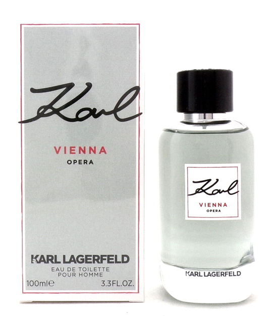 Karl Vienna Opera by Karl Lagerfeld 3.3 oz. EDT Spray for Men. New Sealed Box