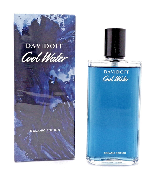 Davidoff Cool Water Oceanic Edition 4.2 oz/ 125 ml EDT Spray for Men. New Sealed