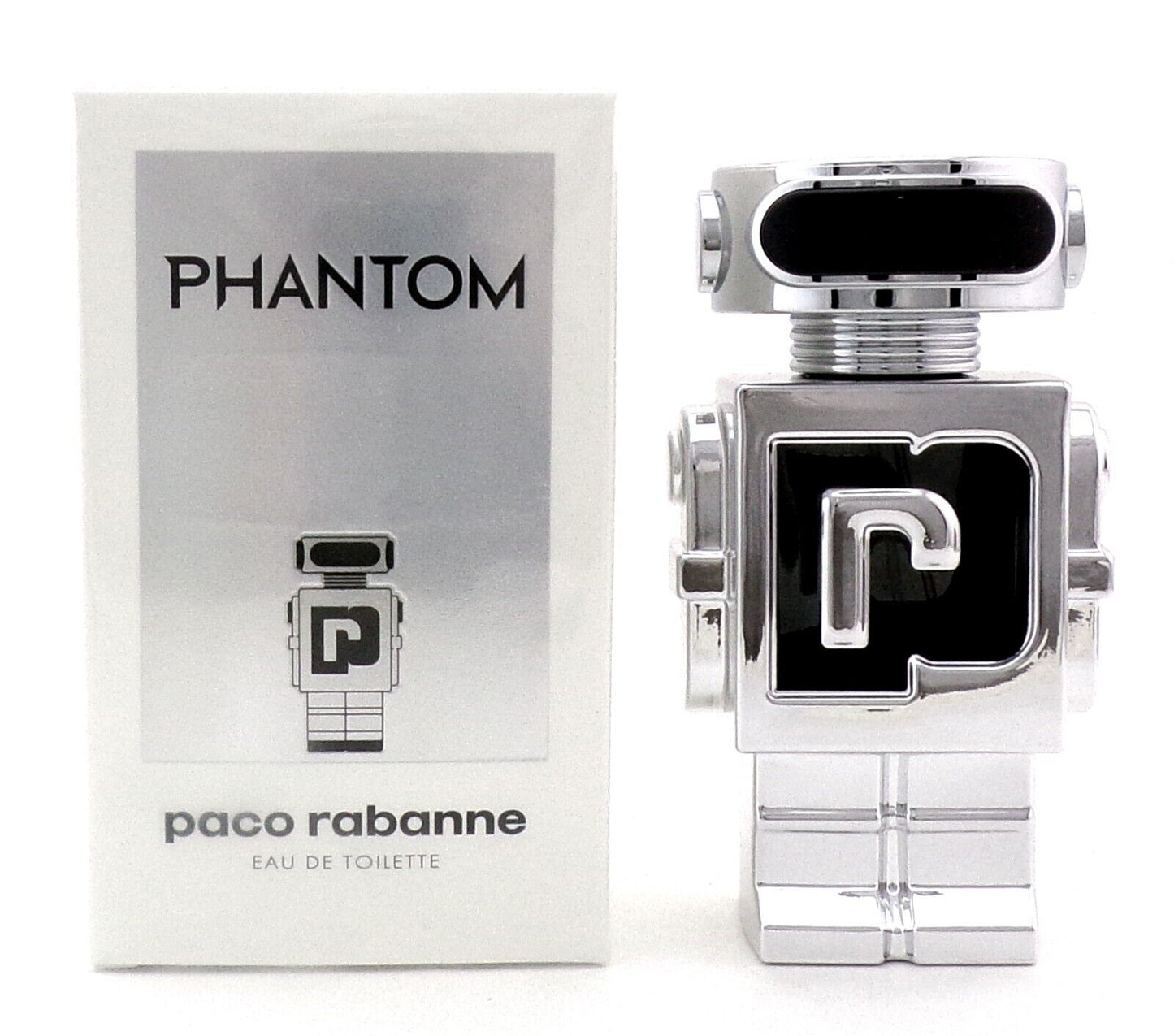 Phantom by Paco Rabann 1.7 oz. Eau de Toilette Spray for Men. New. DAMAGED Box