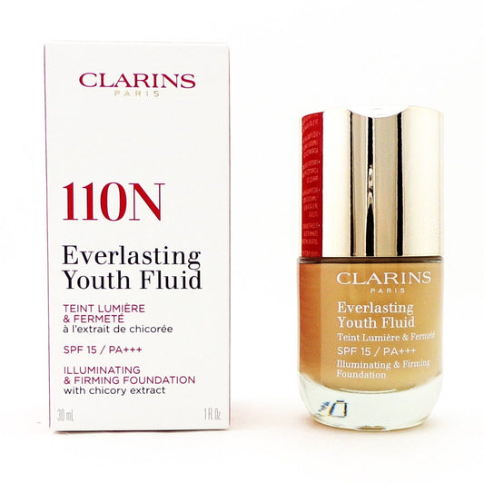Clarins Everlasting Youth Fluid 1 oz./ 30 ml. SPF 15/ PA +++ 110N New