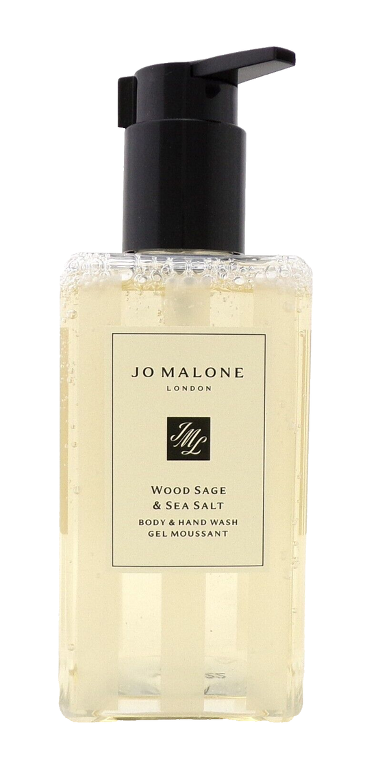 Jo Malone Wood Sage & Sea Salt 8.5 oz./ 250 ml. Body & Hand Wash. New. NO Box