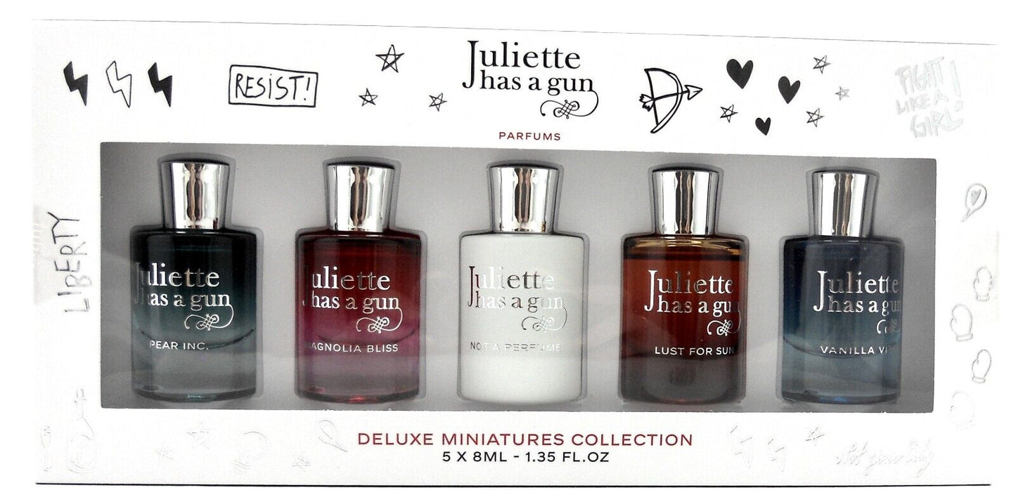 Juliette Has A Gun Parfums Deluxe Miniatures Collection 5 X 1.35 oz. Sealed Box