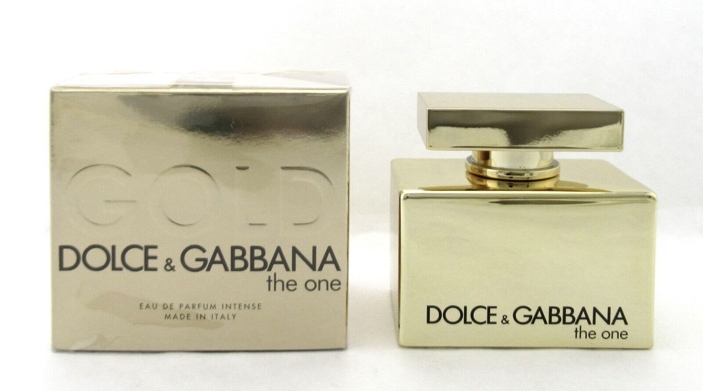 The One Gold by Dolce & Gabbana 2.5 oz. Eau De Parfum Intense Spray New in Box