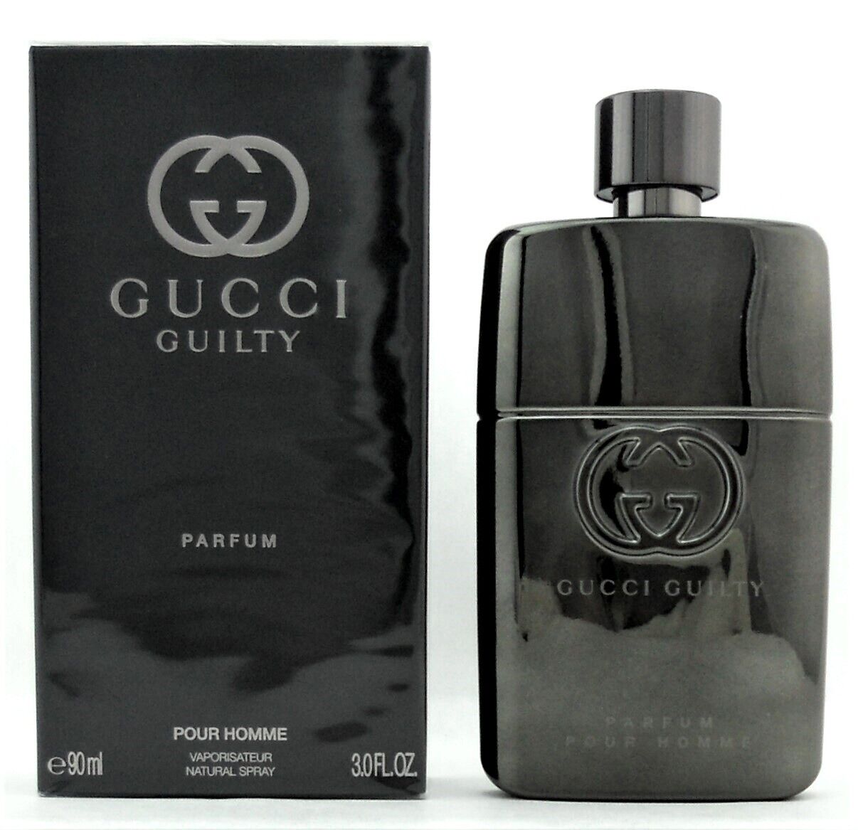 Gucci Guilty PARFUM Spray Pour Homme 3.0 oz./90 ml. New in Sealed Box