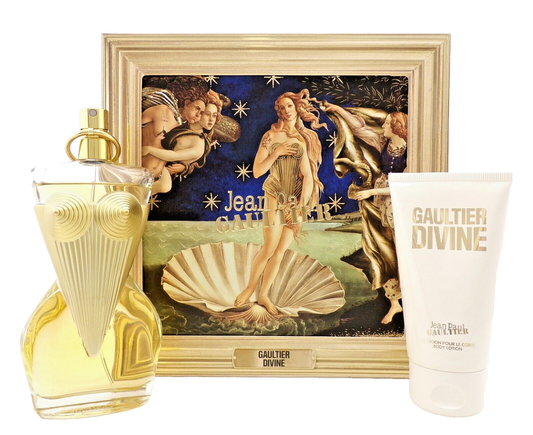Gaultier Divine by Jean Paul Gaultier 3.4 oz EDP Spray + 2.5 oz B/Lotion New SET