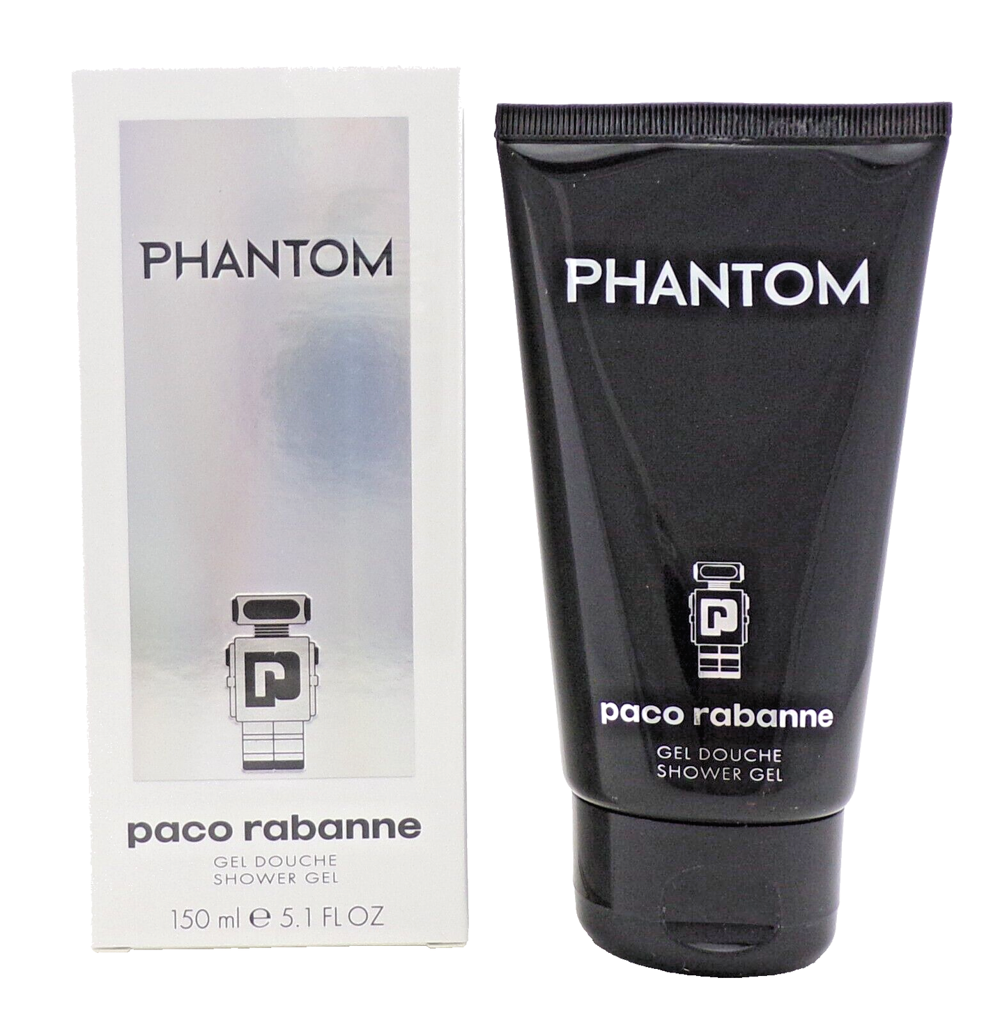 Paco Rabanne Phantom 5.1 oz. Shower Gel for Men. New in Sealed DAMAGED Box
