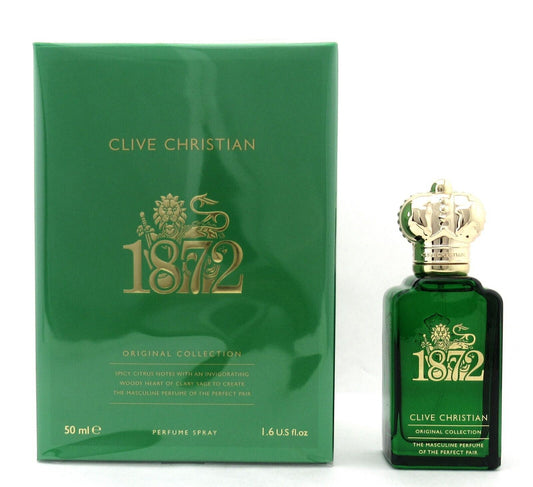 1872 Masculine by Clive Christian  1.6 oz./ 50 ml. Perfume Spray for Men New Sealed