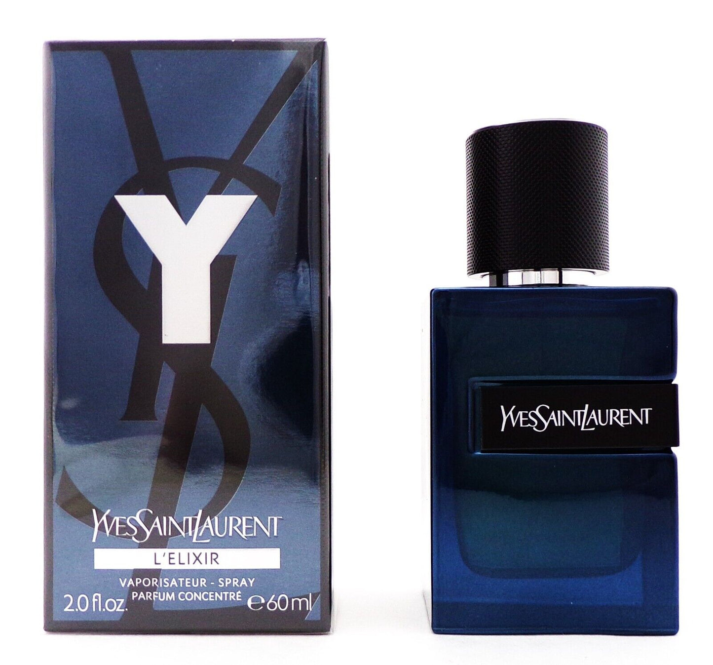 Y by Yves Saint Laurent L'ELIXIR 2.0oz Concentrated Parfum Spray New DAMAGED Box