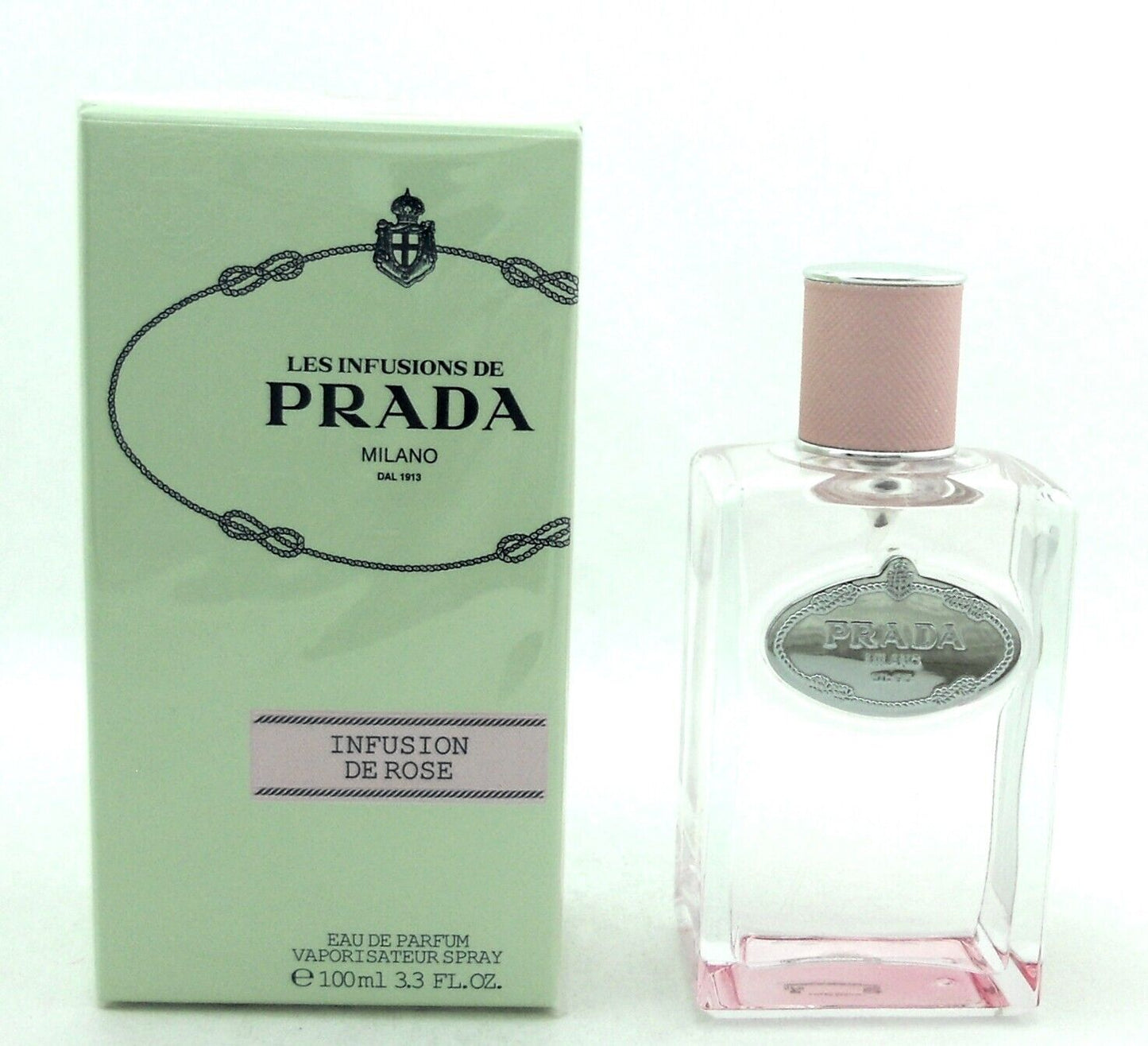 Prada Infusion De Rose EDP Spray for Women 3.3 oz. New in Sealed Box