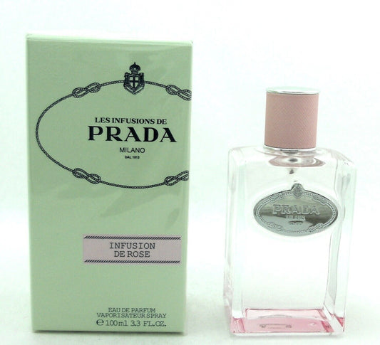 Prada Infusion De Rose EDP Spray for Women 3.3 oz. New in Sealed Box