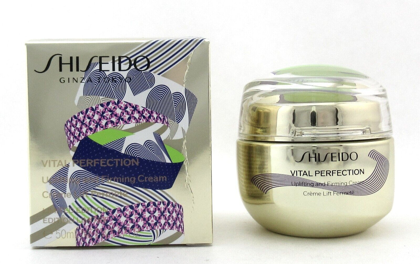 Shiseido Vital Perfection Uplifting and Firming Cream LTD 1.7 oz.New Damaged Box