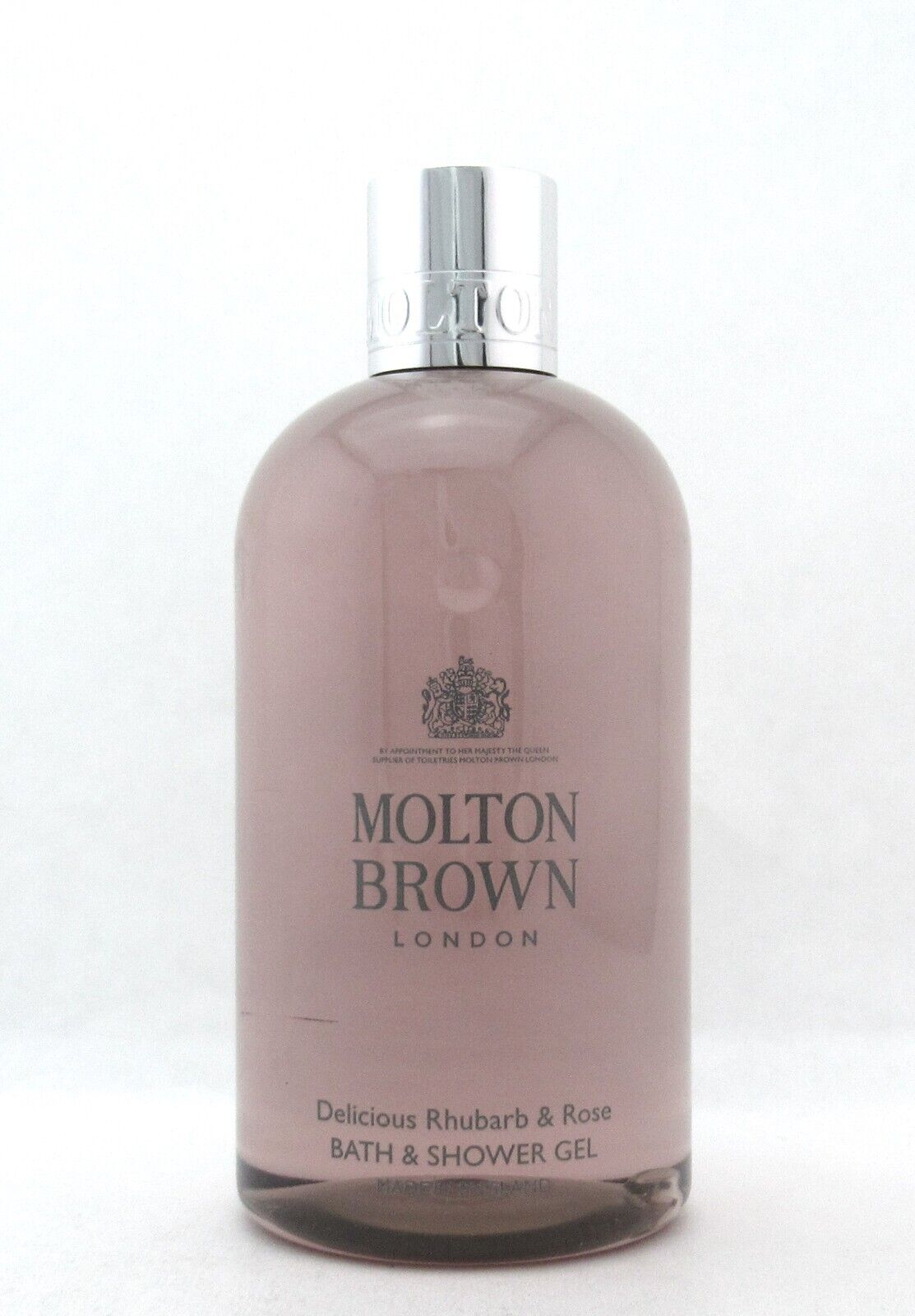 Molton Brown Delicious Rhubarb & Rose Bath & Shower Gel 10 oz./ 300 ml. New