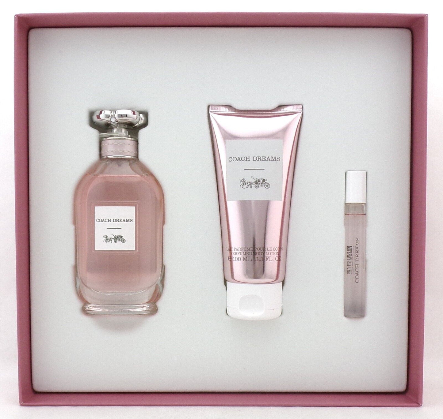 Coach Dreams by Coach 3.0 oz & 7.5 ml EDP Spray + 3.3 oz B/Lotion. SET for Women