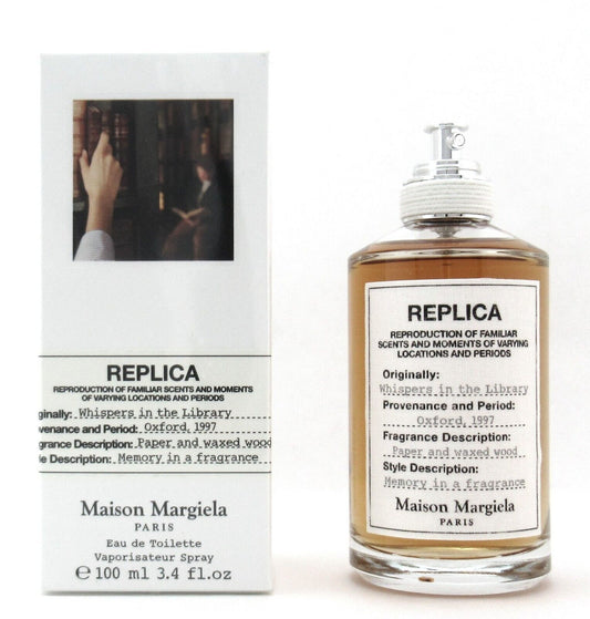 Replica Whispers In The Library Maison Margiela 3.4 oz./100 ml. EDT Spray New