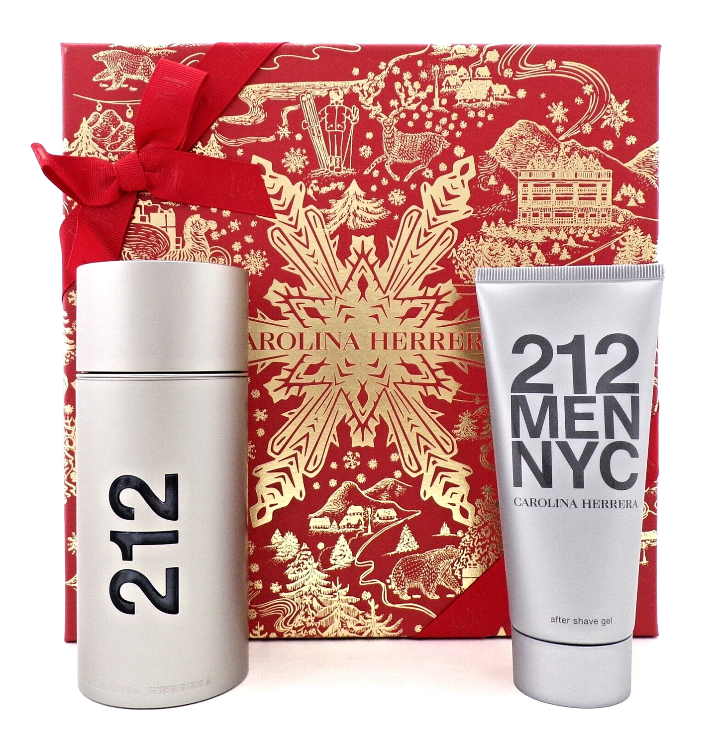 212 MEN NYC by Carolina Herrera 3.4oz EDT Spray+3.4oz After Sh/Gel New Men's SET