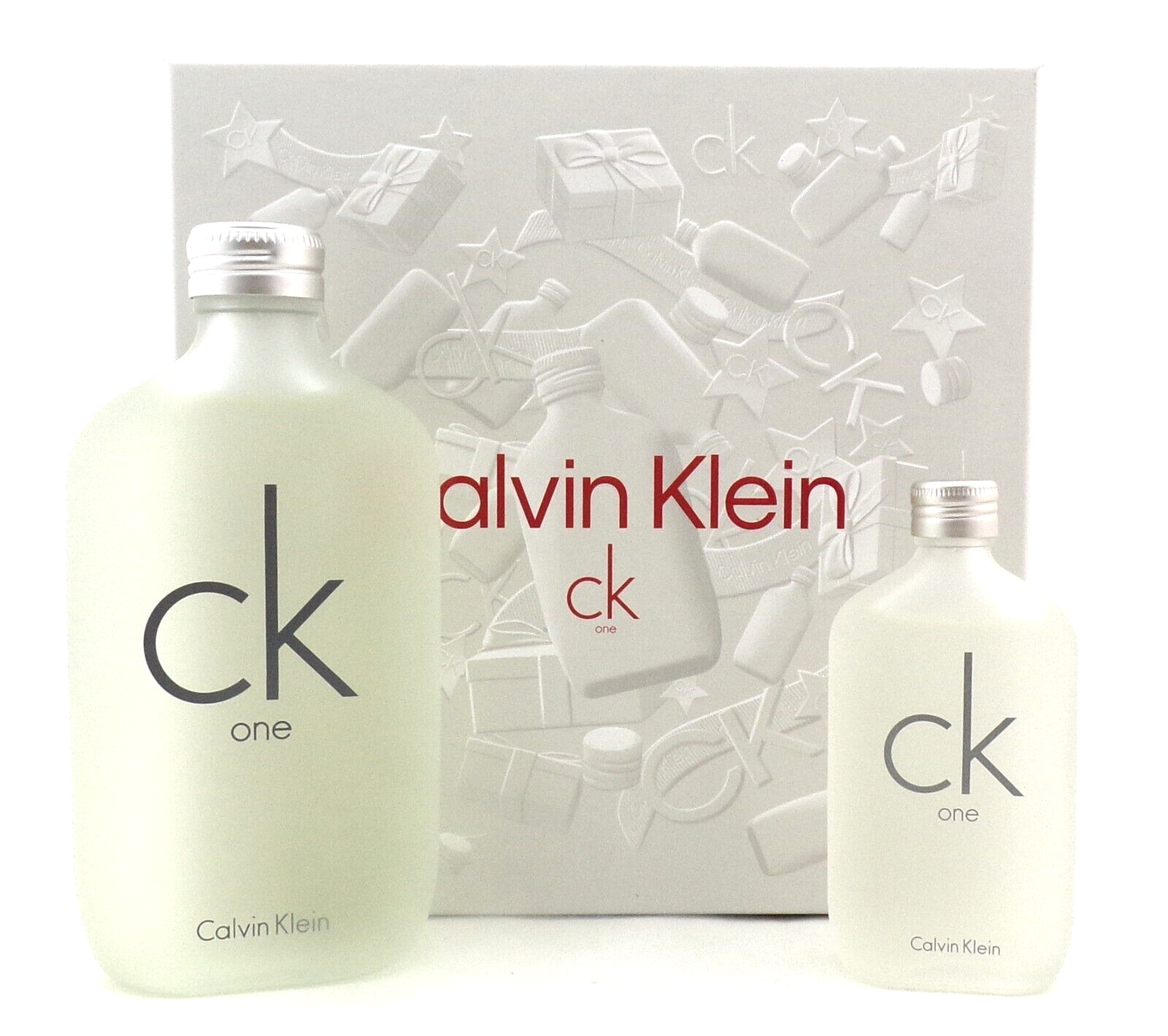 CK One by Calvin Klein  6.7 oz + 1.7 oz Eau de Toilette Spray Unisex. New SET