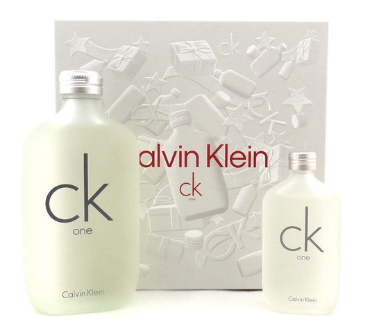CK One by Calvin Klein  6.7 oz + 1.7 oz Eau de Toilette Spray Unisex. New SET
