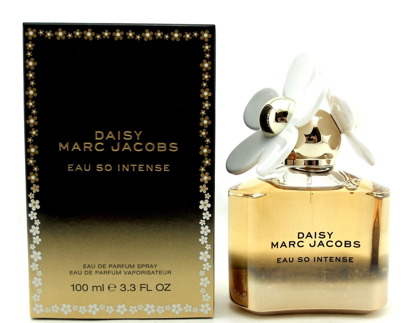Daisy Marc Jacobs Eau So Intense 3.3 oz. Eau de Parfum Spray. New DAMAGED Box