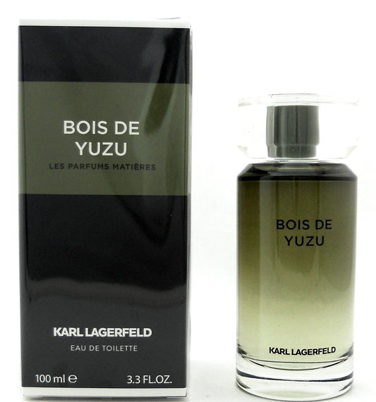 Bois De Yuzu by Karl Lagerfeld Cologne for Men 3.3 oz. Spray New in Sealed Box