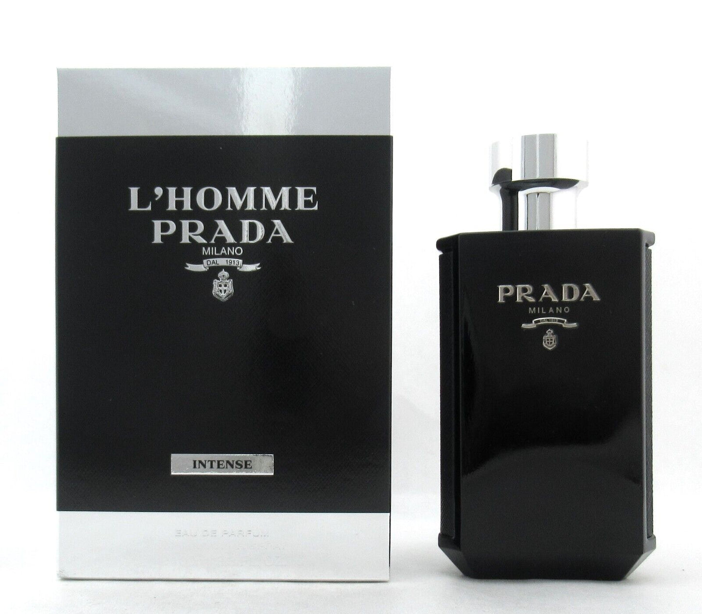 Prada L'Homme Intense 3.3 oz./ 100 ml. Eau De Parfum Spray for Men NO CELLOPHANE