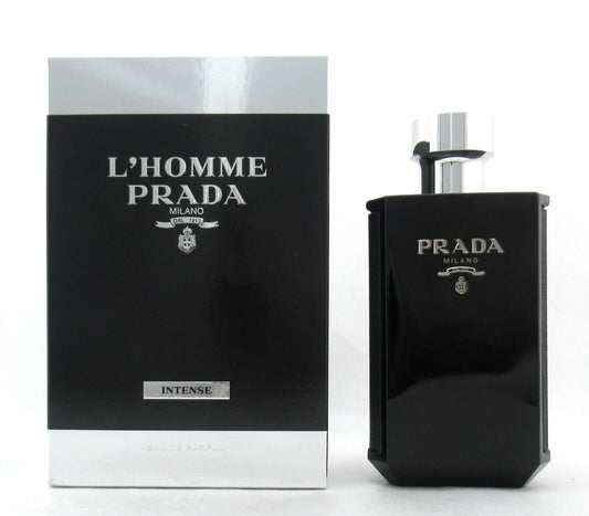 Prada L'Homme Intense 3.3 oz./ 100 ml. Eau De Parfum Spray for Men NO CELLOPHANE