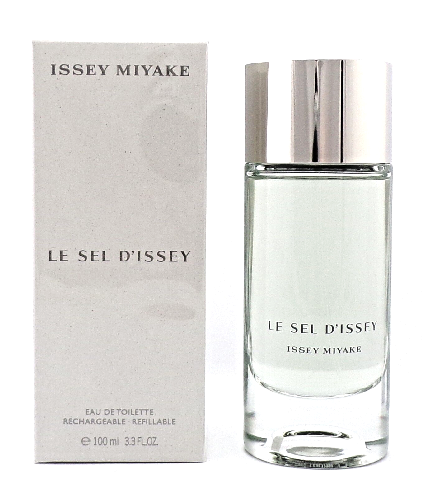 Issey Miyake Le Sel D'issey 3.3 oz. EDT Refillable Spray for Men. New Sealed Box