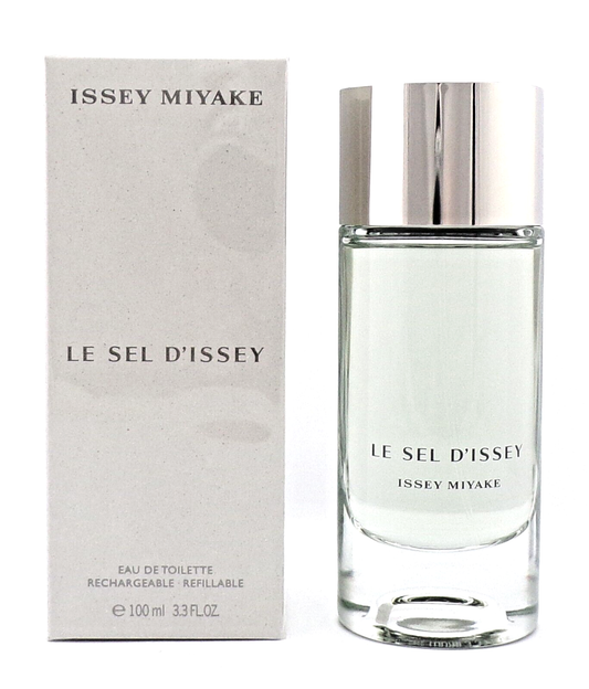 Issey Miyake Le Sel D'issey 3.3 oz. EDT Refillable Spray for Men. New Sealed Box