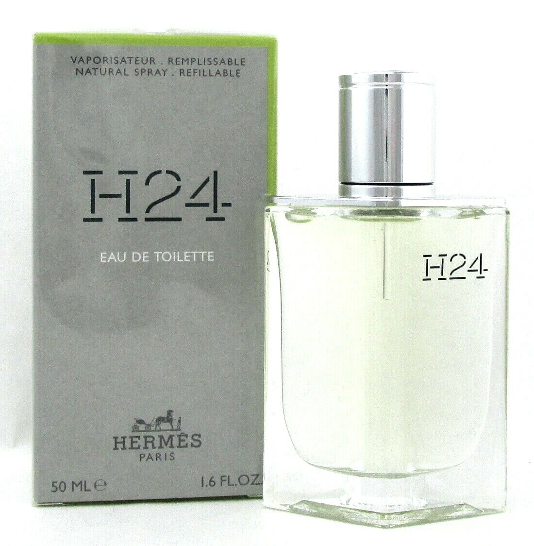H24 by Hermes 1.6 oz. Eau de Toilette Spray REFILLABLE for Men. New. DAMAGED Box