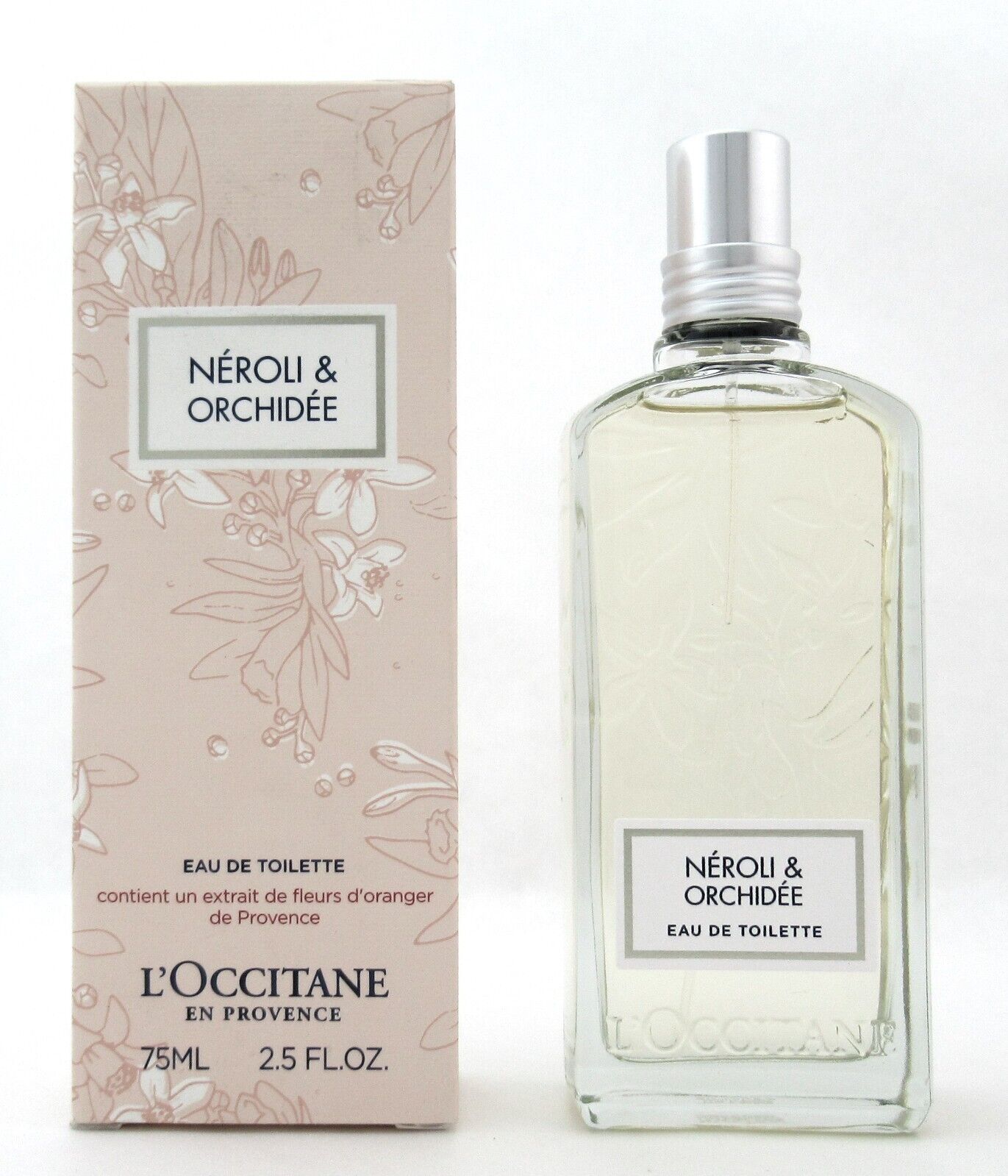 L'Occitane Neroli and Orchidee by L'Occitane 2.5 oz. EDT Spray for Women New