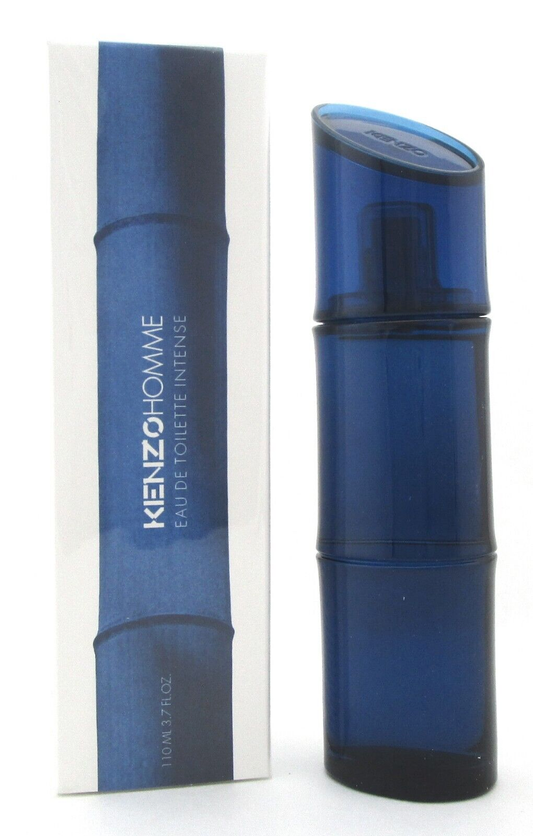 Kenzo Homme 3.7 oz/ 110 ml Eau de Toilette Intense Spray for Men. New Sealed Box