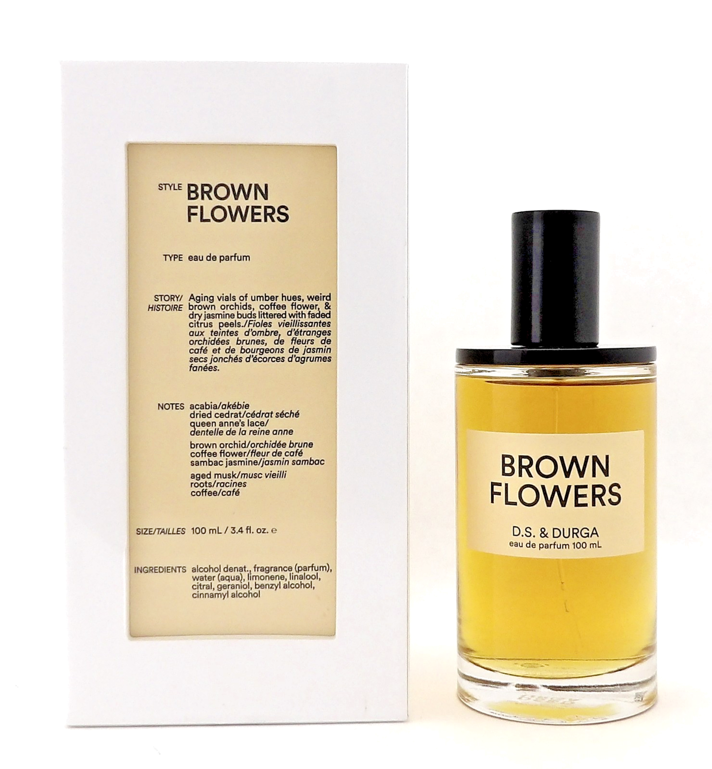 BROWN FLOWERS by D.S. & Durga 3.4 oz. Eau de Parfum Spray Unisex. New Sealed Box