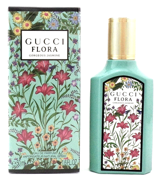 Gucci Flora Gorgeous Jasmine 1.6 oz Eau de Parfum Spray for Women New Sealed Box