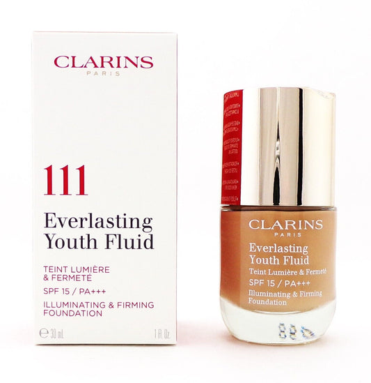 Clarins Everlasting Youth Fluid 1 oz./ 30 ml. SPF 15/ PA +++ 111 Auburn New