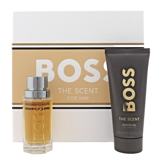 Boss The Scent for Him by Hugo Boss 1.6 oz EDT Spray + 3.3 oz Shower Gel New SET
