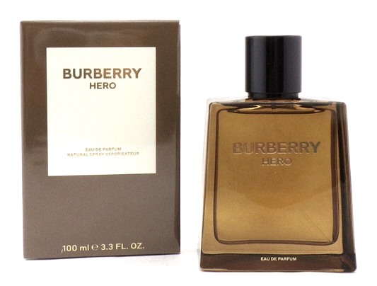 Burberry Hero 3.3 oz./ 100 ml. Eau de Parfum Spray for Men. New in Sealed Box