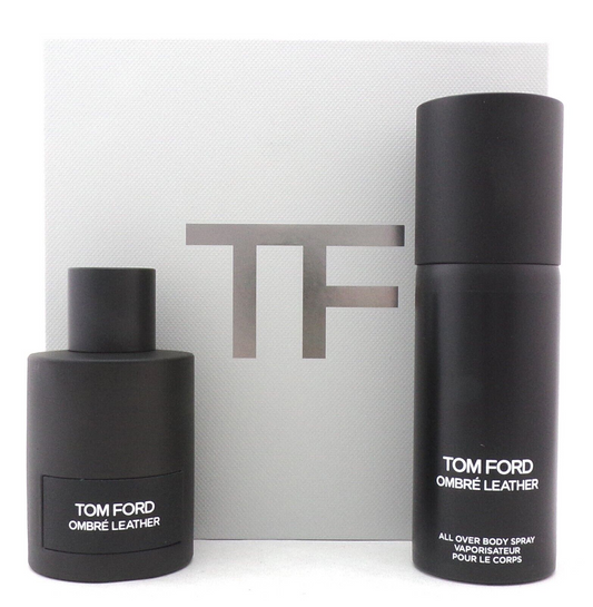 Tom Ford Ombre Leather 3.4 oz. EDP Spray + 4.0 oz. Body Spray. New SET for Men