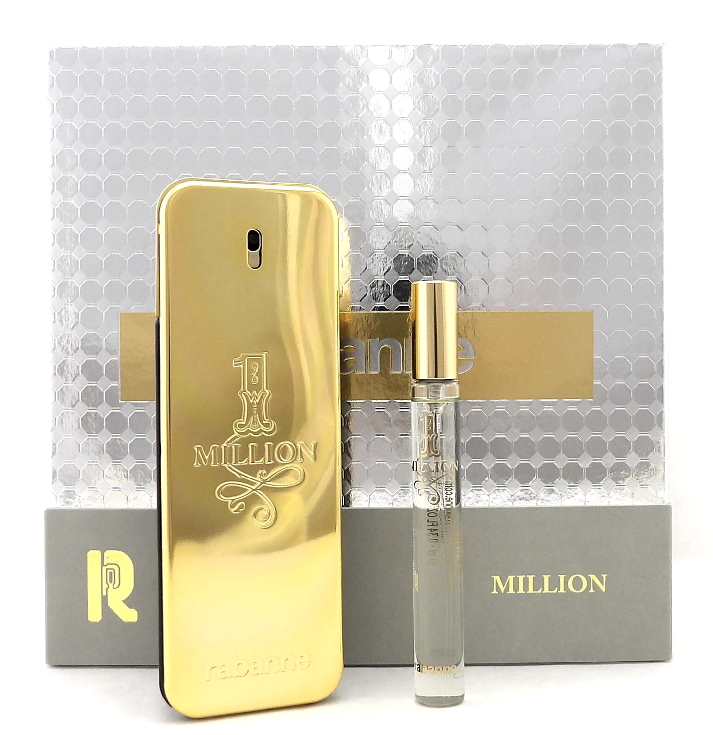 1 Million by Rabanne 3.4 oz.+ 0.34 oz. Eau de Toilette Spray. New Set for Men