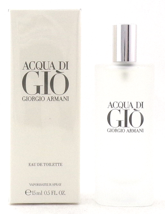 Acqua Di Gio by Giorgio Armani 0.5 oz. EDT Travel Spray for Men. New Sealed Box