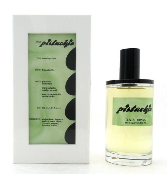 DS & Durga PISTACHIO Perfume 3.4 oz./ 100 ml. Eau De Parfum Spray New in Box