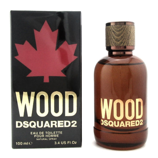 Wood Cologne by Dsquared2 EDT Pour Homme Spray 3.4 oz/100ml for Men. New in Box