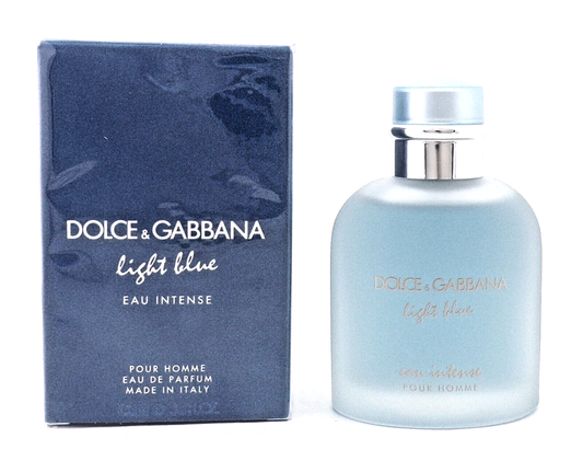 Dolce & Gabbana Light Blue Eau Intense Pour Homme 3.3 oz. EDP Spray. New in Box